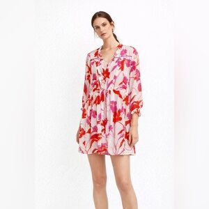 ✨👗 TAJ by Sabrina Crippa Iris Dress Madurai Floral Size M NWT‎ 👗✨